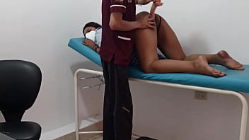 Doctor treats young patient and masturbates her with dildo – she ends up very horny alone