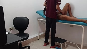 Doctor treats young patient and masturbates her with dildo – she ends up very horny alone