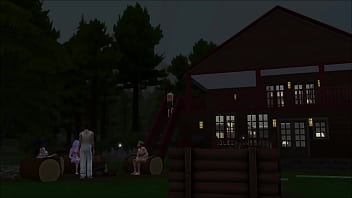 Cuckold voyeur view through window