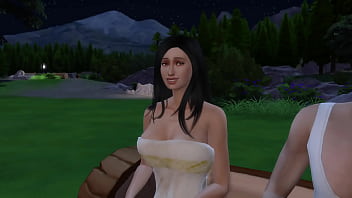 Cuckold voyeur view through window