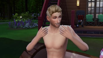 Cuckold voyeur view through window