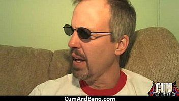 Interracial black slut hardcore group facial 15