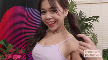 Tiny hooker brianna arson asks random guy for harcore sex