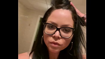 Selfie pic and videos from hotel room and bathroom