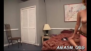 Stupefying girl dazzles with crazy sucking