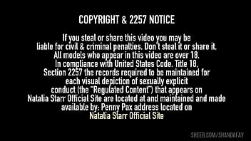 Natalia starr gets on the piano chair to dildo fuck herself