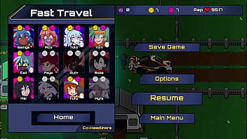 Fucking yonis ass and watching a yuri futanari threesome spunkstock