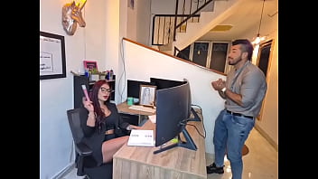 The horny big assed boss fucks the new employee fred nunex