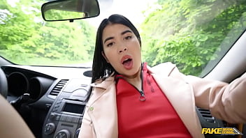 Fake driving school help my cock is on fire