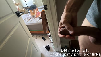 Full 30min the roomate asks to make her pregnant cum deep inside my pussy