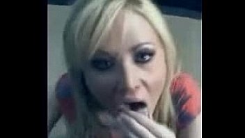 Tattoo ass blonde blows bend over doggystyle camg8