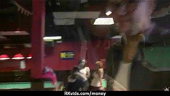 Sexy teen nails her butt on hard dick for cash 26