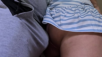 Pervert stranger has no shame to grope me in the subway train and cum inside my panties Pervert stranger has no shame to grope me in the subway train and cum inside my panties