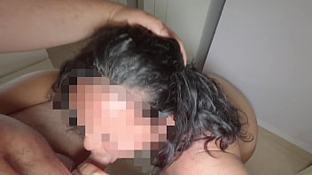 Hot chubby milf blowjob riding doggy style and handfree cumshot