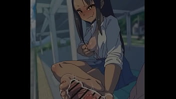 Nagatoro footjob