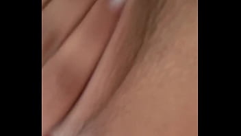 Apolonia is very horny and takes the opportunity to put her fingers in her tight pussy