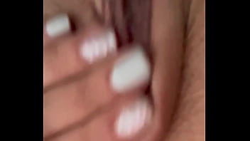 Apolonia is very horny and takes the opportunity to put her fingers in her tight pussy