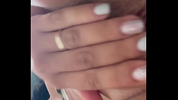 Apolonia is very horny and takes the opportunity to put her fingers in her tight pussy