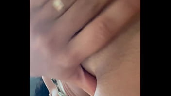 Apolonia is very horny and takes the opportunity to put her fingers in her tight pussy