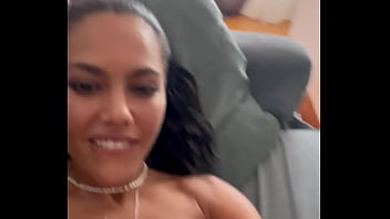 Apolonia is very horny and takes the opportunity to put her fingers in her tight pussy