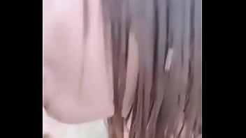 Asian teen girl fucked while walking in the jungle
