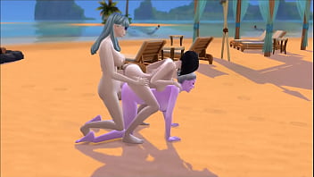 Wicked sims the crew at the beach