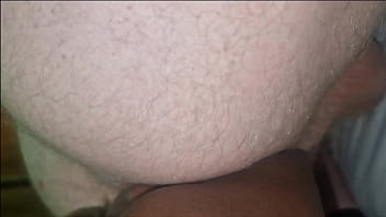 Eating my white daddy's asshole