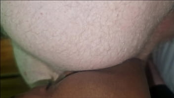 Eating my white daddy's asshole