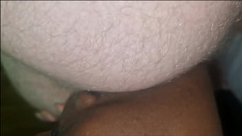 Eating my white daddy's asshole