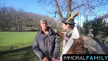 Easter egg hunt ends with katy rose’s tits bouncing