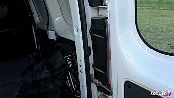 German brown skin latina secretary give boss a risky outdoor no condom fuck and let him cum on her nice ass