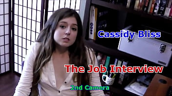 Cassidy bliss the job interview 2nd camera
