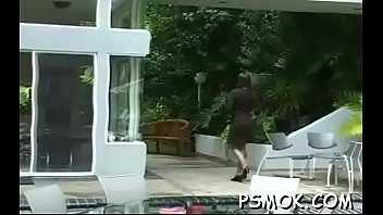 Oral stimulation fascinating with a smoke