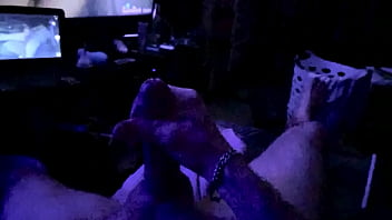 Slow blast off from sp n cock