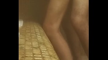 Trailer hard fuck in the sauna with hot latina