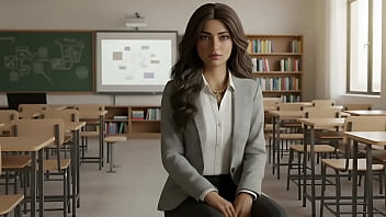 Teacher Apni 18 Saal Ki Student Ko Class Ke Baad Desk Par Chodta Hai Pehle Kiss Phir Blowjob Phir Sex" thumbnail