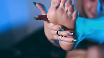 Gorgeous marilou is back to evol foot worship and hot masturbation with the queen