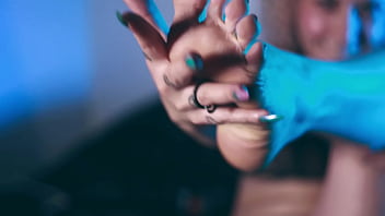 Gorgeous marilou is back to evol foot worship and hot masturbation with the queen