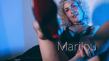 Gorgeous marilou is back to evol foot worship and hot masturbation with the queen