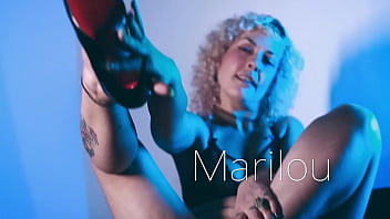 Gorgeous marilou is back to evol foot worship and hot masturbation with the queen