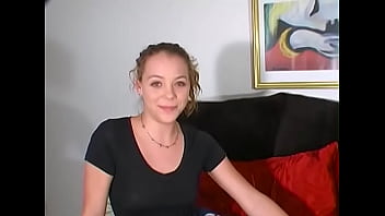 Mariah cherry cute all natural coed huge cock pov blowjob and cum facial