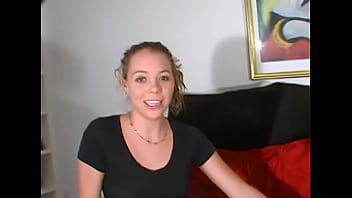 Mariah cherry cute all natural coed huge cock pov blowjob and cum facial