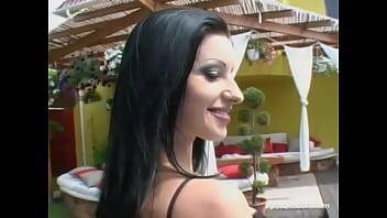 Nikky rider is riding a stiff dick while it is inside of her asshole