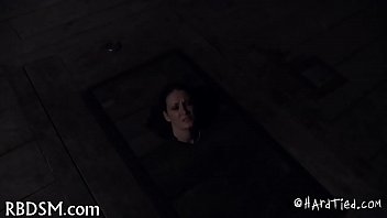 Gagged cutie made to submit