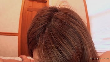 This asian brunette is unbelievable beautiful and she shares a cock with her cute friend