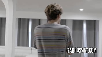 Brunette milf fucks with her neighbor after a car crash