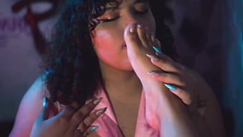 Bbw feet tickling licking and toe sucking