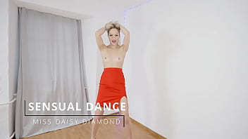 Sensual office fantacy dance nipple tease