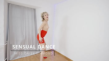 Sensual office fantacy dance nipple tease