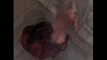 Getting steamy with daddy in the bathroom